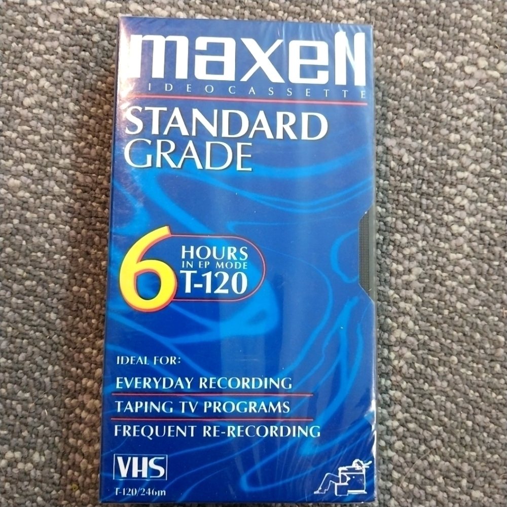 🔵BOGO FREE🔵 New Old Stock Sealed VHS Blank Tape